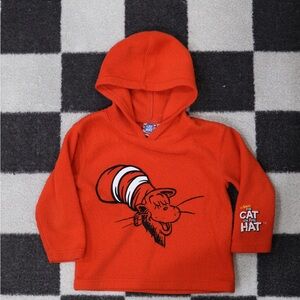 The Cat in the Hat Hooded Kids Fleece Pullover